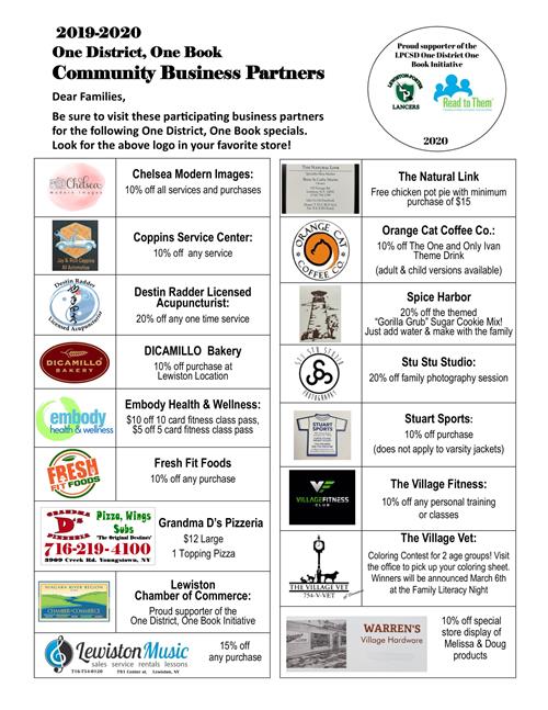 2019-2020 ODOB Lew-Port Business Partners 2019-2020 ODOB Lew-Port Business Partners